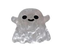 Ghost Hair Claw Clips | Ponytail Holder Claws Clip | Large Hair Claw Clips | No Slip Hair Claw Clips | Hair Accessories | Cartoon Spooky Halloween for All Day Wear
