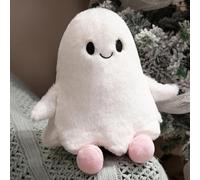Ghost Halloween Plushing Plus, Plush White Ghost Custine, Halloween Ghosts Pimboled Bambole | Decorazioni per figure giocattolo Doll Doll Scary per il compleanno in casa per le vacanze in casa