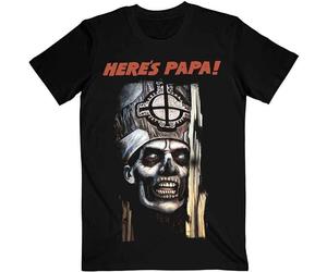 Ghost Here's Papa Black S Maglietta