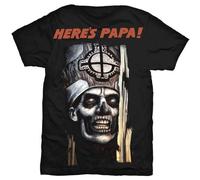 Ghost Here's Papa Prequelle Meliora Popestar Ufficiale Uomo Maglietta Unisex (Medium)