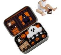 Ghost-in-a-Box Decorative Scene - Handcrafted Spooky Miniature That Brings Halloween To Any Room, Sturdy Tin Case Protects Your Scene While Serving As A Charming Display, Adding A To