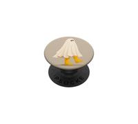 Ghost in Rain Boots Kawaii per gli amanti di Halloween PopSockets PopGrip Adesivo