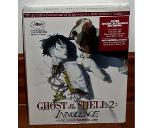 GHOST IN THE SHELL 2 INNOCENZA BLU-RAY+DVD+DVD EXTR LIBRO NUOVO ANIMAZIONE