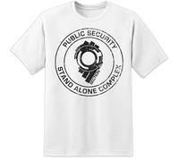 Ghost In The Shell Sezione 9 Maglietta Distressed Film Hanko Robotics SAC