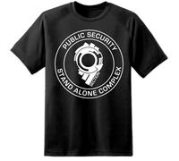 Ghost In The Shell Sezione 9 Maglietta Distressed Film Hanko Robotics SAC