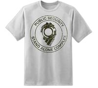 Ghost In The Shell Sezione 9 Maglietta Distressed Film Hanko Robotics SAC