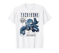 Ghost in The Shell Stand Alone Complex Tachikoma Poster Maglietta, Uomo, Bianco, S