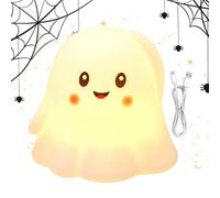 Ghost Lamp - 15x10.5cm (Max) ABS Silicone | USB Rechargeable Desk Light