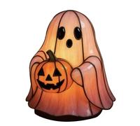 Ghost Lamp - Cute Halloween Ghost Night Light | Cute Resin Ghosts Decor | Sophisticated Novelty Lighting Accessories For Indoor Bedroom Birthday School Girls Nursery Family Kids Dorm Bathroom