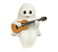 Ghost Lights - Resin LED Ghost Table Lamp | USB Night Lamp Decorative, Guitar Ģhost Light | Indoor Home Bedroom Table Shelf Garden Patio Porch Party Holiday Mood Lighting Cute Ğhost Figurine Soft Glo
