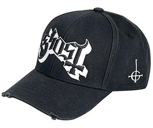 Ghost Logo - Baseball cap Unisex Cappello Nero 100% Cotone