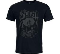 Ghost Logo Unisex T-Shirt Nero XXL 100% Cotone Regular