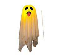 Ghost luminoso | La festa di Halloween ha guidato i fantasmi | Piccola luce sospesa | PROP HORROR PER HAUNTED HOUSE, BAR, Display per decorazioni festive per porte da esterno