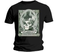 Ghost Maglietta Papa Cash Unisex Black XL