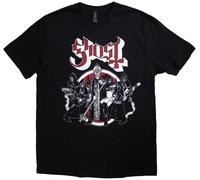 Ghost - T-Shirt # L Black Unisex # Road To Rome