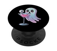Ghost Martini Pastello Gotico Halloween PopSockets PopGrip Adesivo