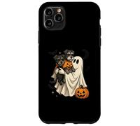 Ghost Miniature Schnauzer Dog Halloween Custodia per iPhone 11 Pro Max