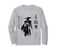 Ghost of Yotei Atsu Sketch Distressed Wanted Poster Maglia a Manica