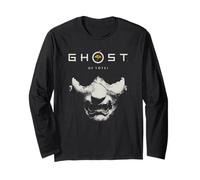 Ghost of Yotei Samurai Mask with Logo Video Game Maglia a Manica