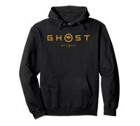 Ghost of Yotei Simple Yellow Logo Felpa con Cappuccio