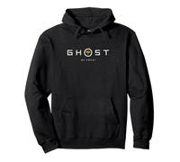 Ghost of Yotei White Lettering Gingko Leaf Logo Video Game Felpa con Cappuccio