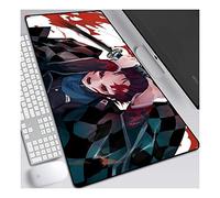 Ghost off Blade Tappetino per XXL Mouse da Gioco - Gaming Mousepad Extra Grande 800 x 300mm - Pad 3mm con Base in Gomma Antiscivolo - Spessore 3mm Anime Tappetino Mouse, F