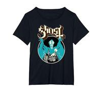 Ghost Opus Maglietta, Donna Plus-Size, Nero, 4X