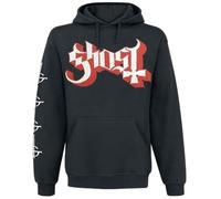 Ghost Papa Ring Uomo Felpa con Cappuccio Nero M 50% Cotone, 50% Poliestere Regular