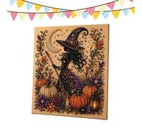 Ghost Pearl ArtKit,DIY Halloween Craft Set,Glow inDark CuteSpookyDecoration