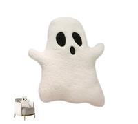 Ghost Pillow - Plush, 12,6 x 11,81 in Huggable Doll Soft and Lightweight Halloween Stuffed | PP Cotton Plush Toy For Kids and Adults, Decorative Pillow For Halloween, Birthday, Party
