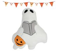 Ghost Plush 45 X 40 Cm - Cute Festival Couch Reading Book Toy Doll Use