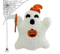 Ghost Plush Pillow | Stuffed Toy Pillow | Cute Shaped Decorative Pillows For Bed Sofa | Holiday | Ghosts Cushion Throw For Sofaa Bed Couch Home Decors, Nice Boo Pillowss For Living Room