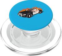 Ghost Police Car Halloween Fun per gli amanti dei fantasmi PopSockets PopGrip per MagSafe