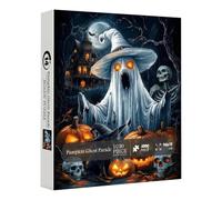 Ghost Puzzle - Halloween Ghost Puzzle | Ghoost Jigsaw Puuzzle | GH0st Puuzzle Game | Giocattolo sfuggente gotico | Holiday in spetky collezione per adulti, bambini, feste in famiglia, uomini e donne