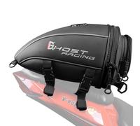 GHOST RACING GR-CWB06 Borsa da viaggio per moto in similpelle nera