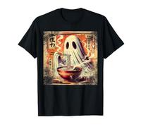 Ghost Ramen Pasta Giapponese Vintage Kawaii Anime Halloween Maglietta
