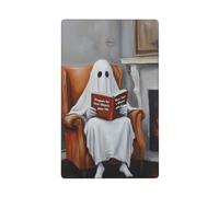 Ghost Reading The Book Single Toggle Blank Wall Plate Light Switch Cover Decorativo 1 Gang per Cucina Camera Bagno Dimensioni 11,4 x 7 cm