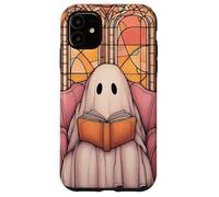 Ghost Reading the Evening Reader Book Lover Mosaic Custodia per iPhone 11