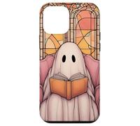 Ghost Reading the Evening Reader Book Lover Mosaic Custodia per iPhone 12 mini