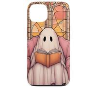 Ghost Reading the Evening Reader Book Lover Mosaic Custodia per iPhone 13