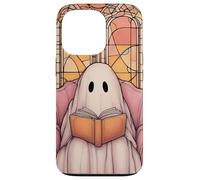 Ghost Reading the Evening Reader Book Lover Mosaic Custodia per iPhone 13 Pro