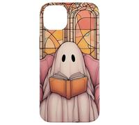 Ghost Reading the Evening Reader Book Lover Mosaic Custodia per iPhone 14 Plus