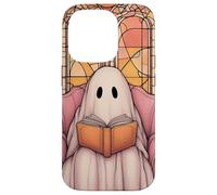 Ghost Reading the Evening Reader Book Lover Mosaic Custodia per iPhone 14 Pro