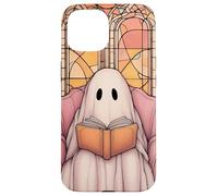 Ghost Reading the Evening Reader Book Lover Mosaic Custodia per iPhone 15