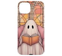 Ghost Reading the Evening Reader Book Lover Mosaic Custodia per iPhone 15 Plus