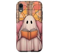 Ghost Reading the Evening Reader Book Lover Mosaic Custodia per iPhone XR