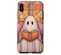 Ghost Reading the Evening Reader Book Lover Mosaic Custodia per iPhone XS Max