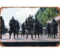 Ghost Recon Breakpoint Enemies The Wolves poster metallo latta targa retrò vintage 20,3 x 30,5 cm decorazione da parete