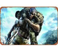 Ghost Recon Breakpoint Poster Metallo Targa Retro Vintage 20,3 x 30,5 cm Decorazione da Parete
