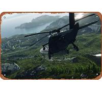 Ghost Recon Breakpoint Poster Metallo Targa Retro Vintage 20,3 x 30,5 cm Decorazione da Parete